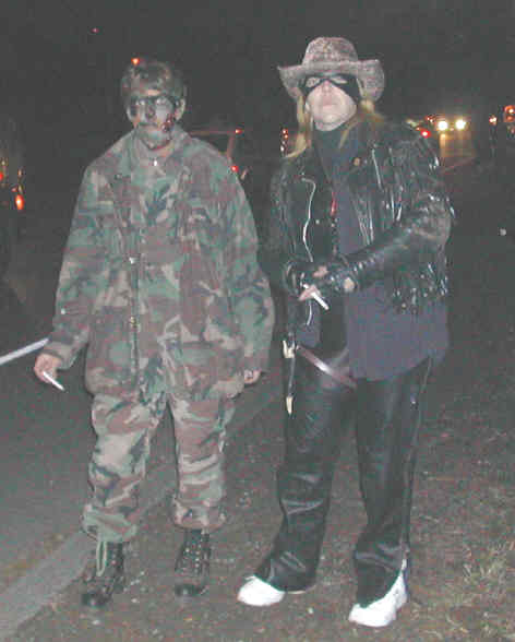 Val by night (on the right)