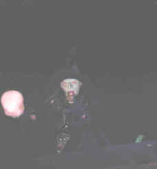 The Witch makes her appearance on the roof